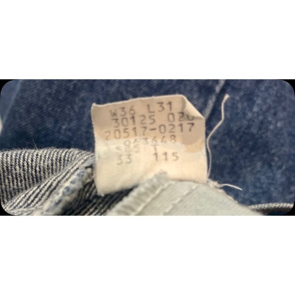 MEN'S VINTAGE LEVI'S 517 Orange Tab, 35"x29" (actual) - Picture 5 of 8
